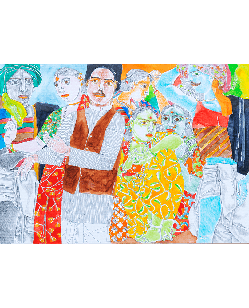 K-Laxma-Goud-KLG-0023-Untitled-9-x-13-inches-Watercolour-on-paper-2004