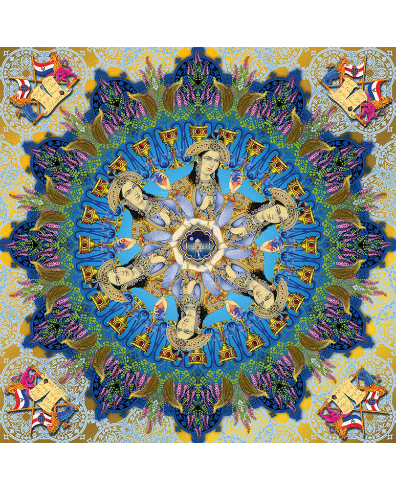 MUMTAZ- Agra Bayana (Indigo and Gold Series)