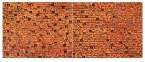 Lal Bahadur Singh, LBS-0235, Untitled, 48 x 120 (diptych) inches, Acrylic on canvas, 2024
