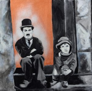 Shuvaprasanna, SHPR-0134, A Genius, 30 x 30 inches, Liquid acrylic on canvas, 2025